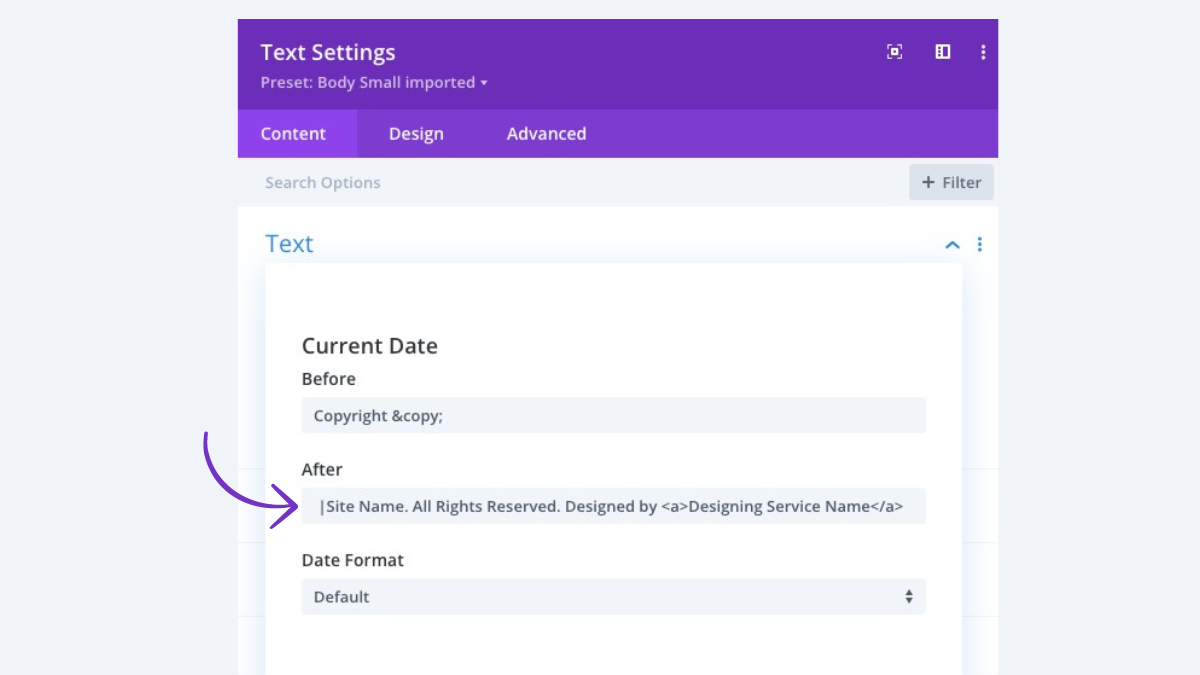 Divi Text Module Dynamic Content 4 Divi Text Module Dynamic Content 4