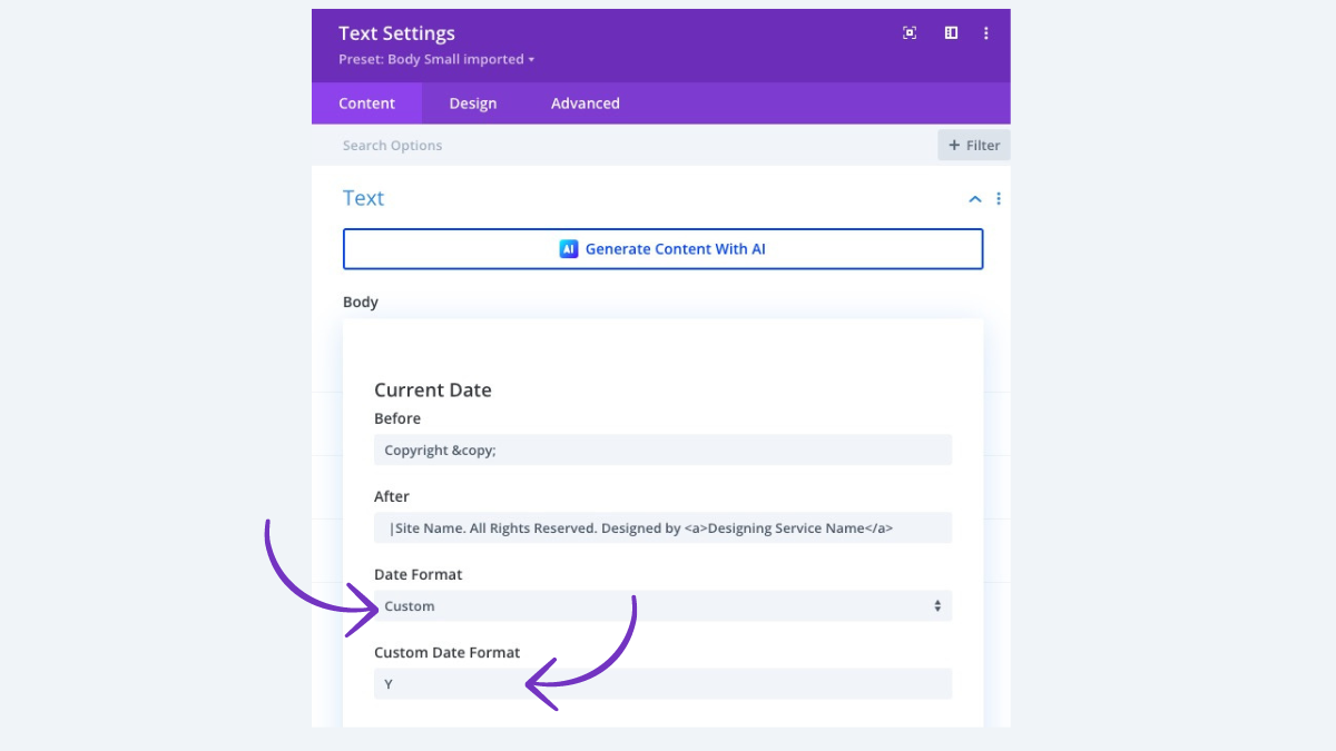 Divi Text Module Dynamic Content 5 Divi Text Module Dynamic Content 5
